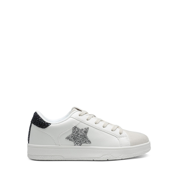 [Bree] Star Low-top Fashion Sneakers - WHITE-GLITTER - 3